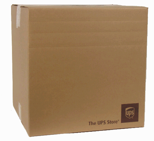 24x24x24 275lb UPS BRANDED Cube Box Multi-Depth.